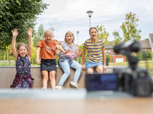 Voor de camera